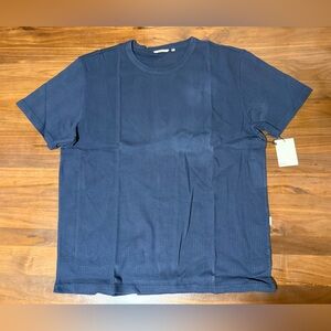 Aime Leon Dore ALD Short Sleeve Pointelle Tee Navy Blazer Men’s Size XXL